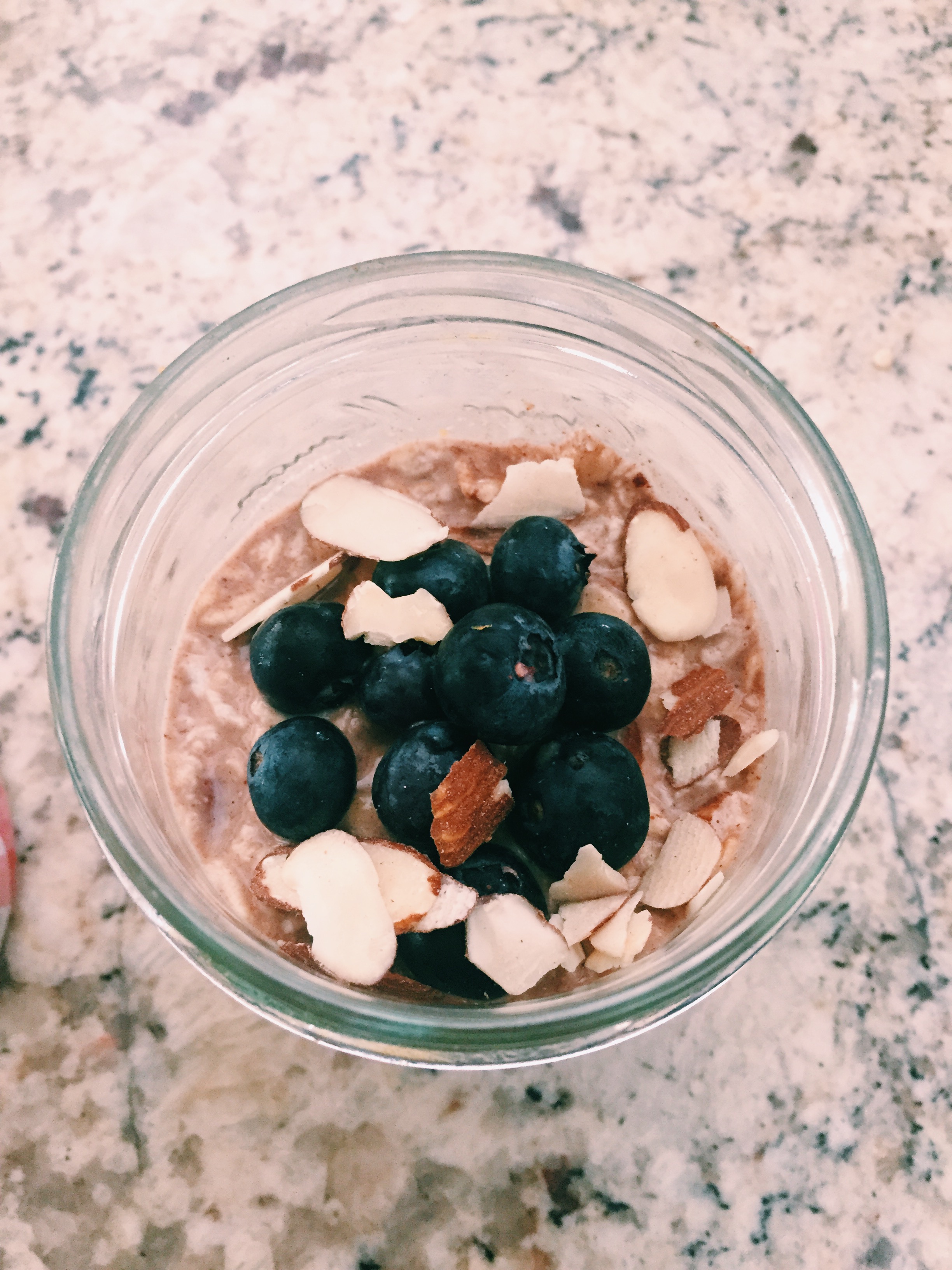 Blueberry Muffin Overnight Oats