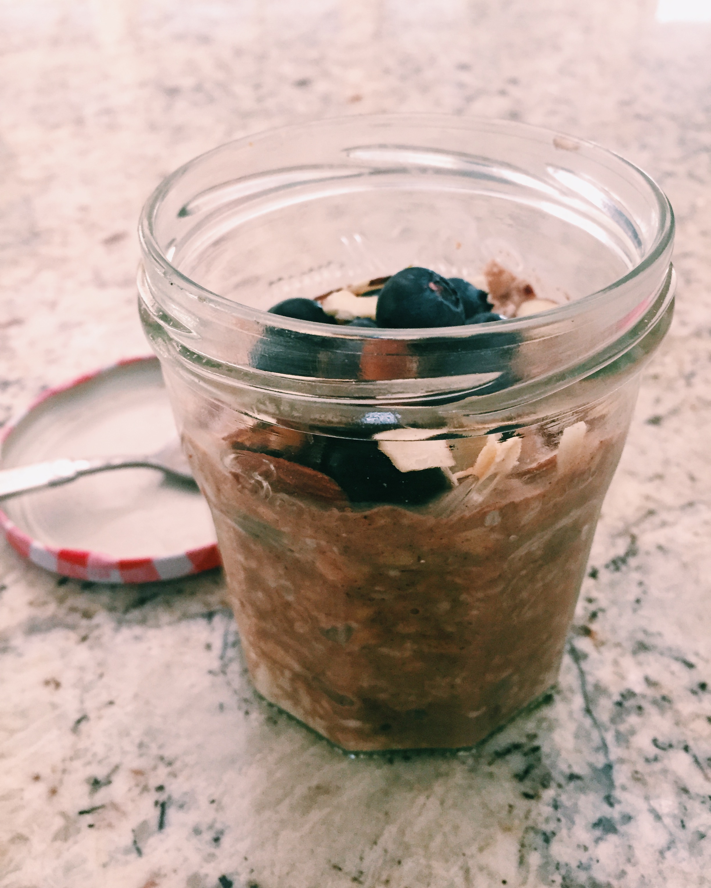 Blueberry Muffin Overnight Oats