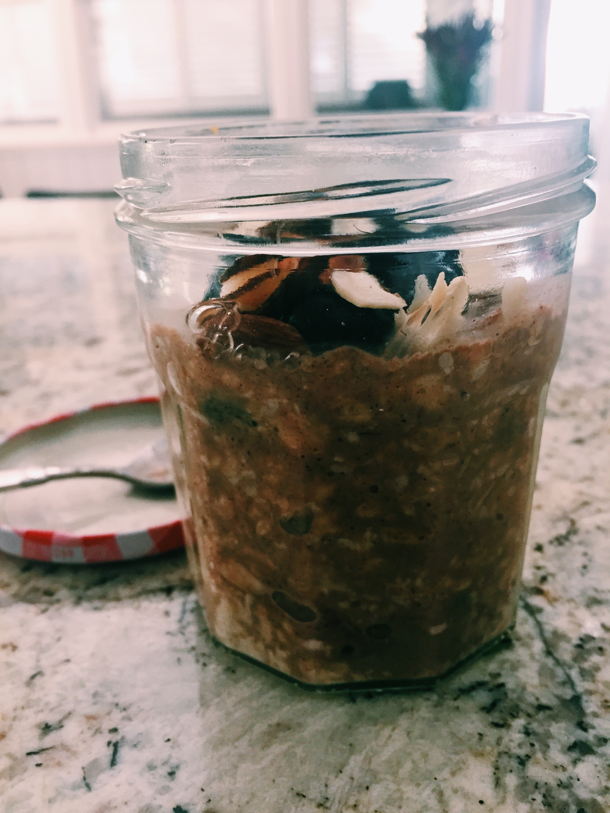 Blueberry Muffin Overnight Oats