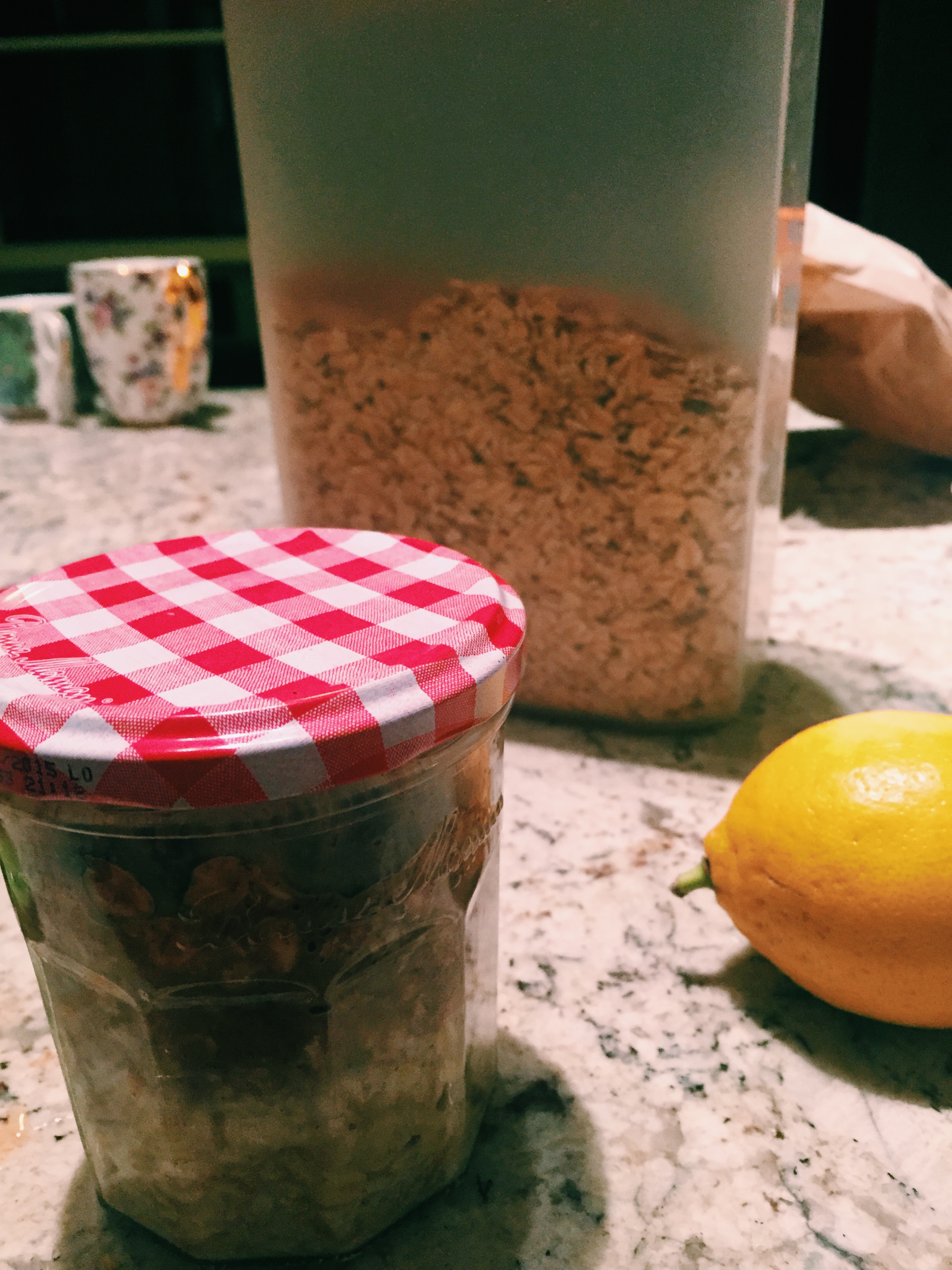 Blueberry Muffin Overnight Oats