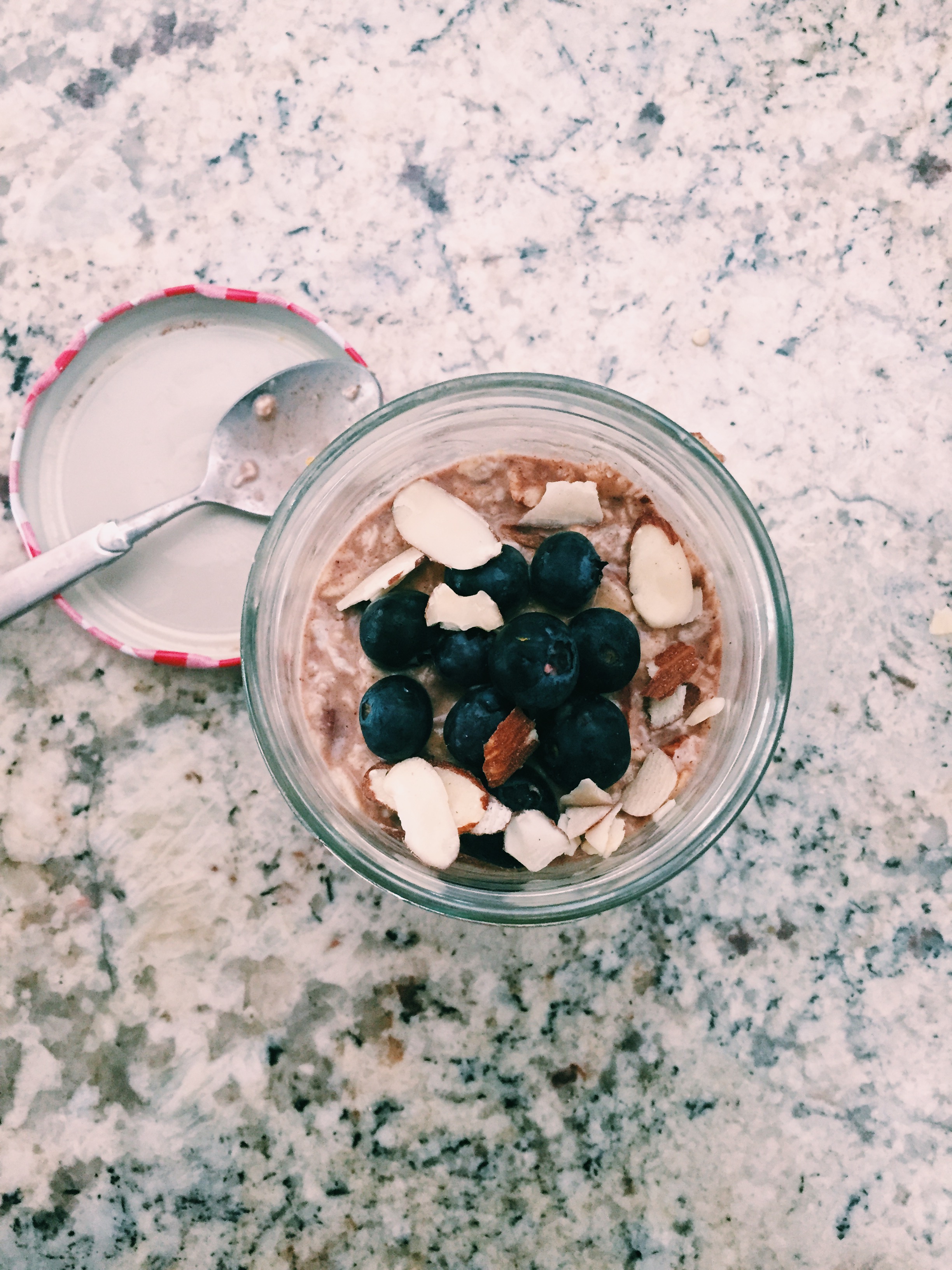 Blueberry Muffin Overnight Oats