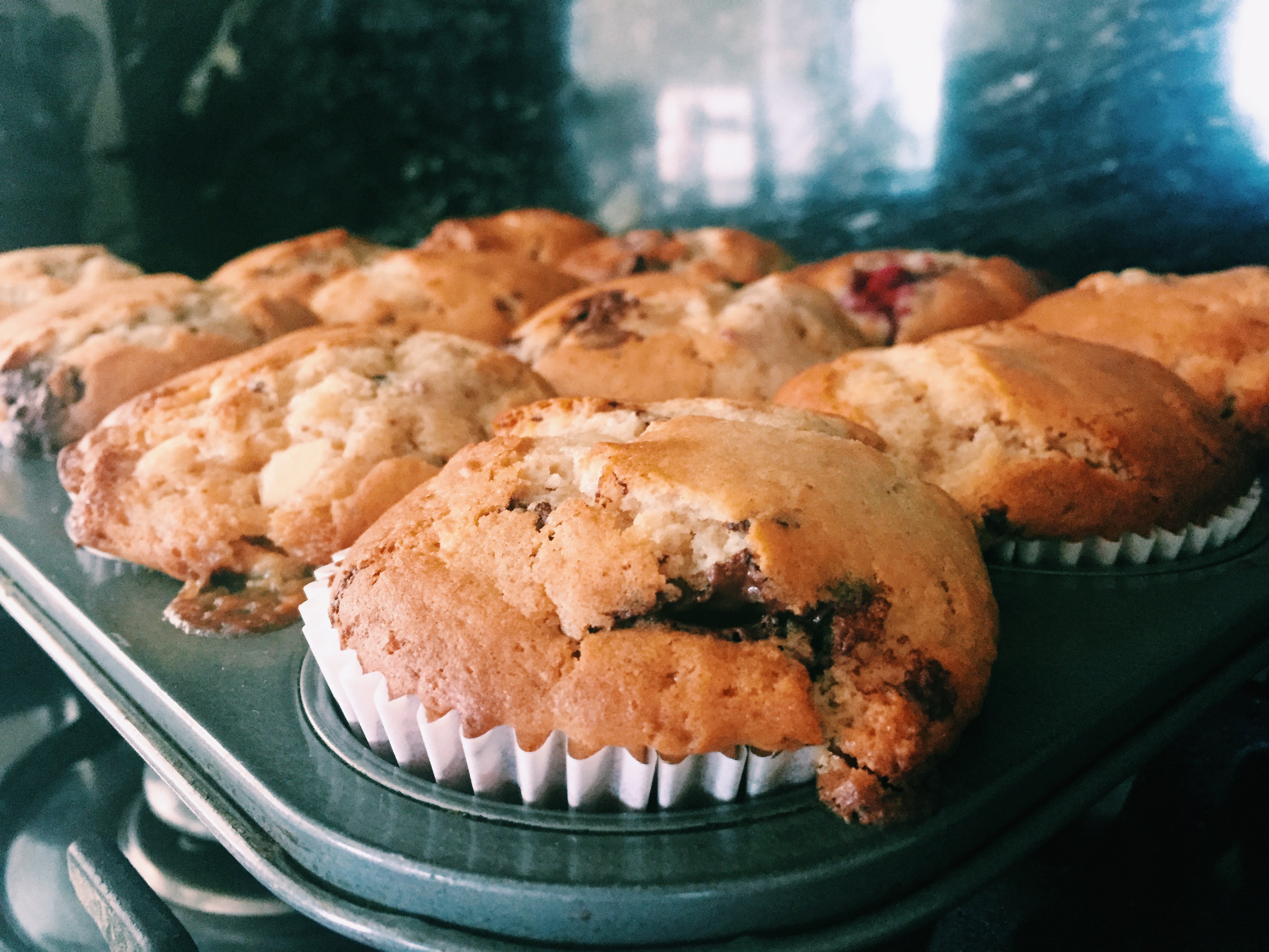 Chocolate and Berry Muffins