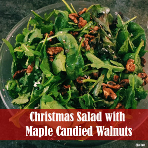 Christmas Salad with Candied Walnuts