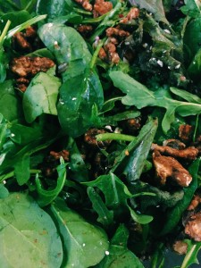 Christmas Salad with Candied Walnuts