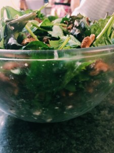 Christmas Salad with Candied Walnuts