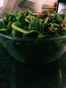 Christmas Salad with Candied Walnuts