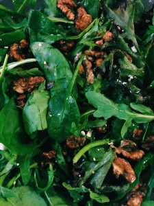 Christmas Salad with Candied Walnuts