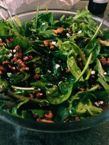 Christmas Salad with Candied Walnuts