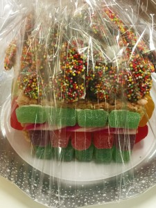 Rice Krispy Treat Gingerbread Houses