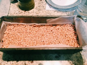 Rice Krispy Treat Gingerbread Houses