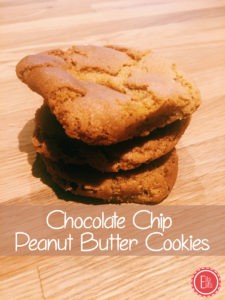 Chocolate Chip Peanut Butter Cookies