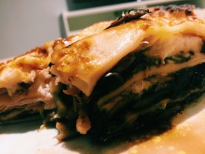 Porcini Mushroom and Ham Lasagne