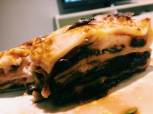 Porcini Mushroom and Ham Lasagne