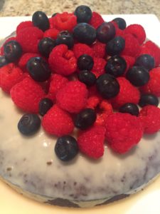 Yoghurt Almond Cake with Fresh Berries