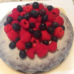 Yoghurt Almond Cake with Fresh Berries