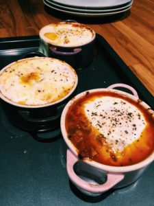 Spicy Baked Eggs