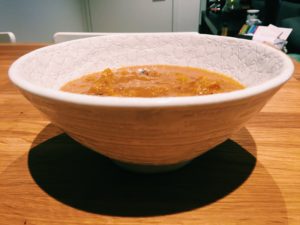 'Rustic' Pumpkin and Carrot Soup