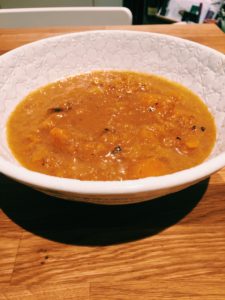 'Rustic' Pumpkin and Carrot Soup