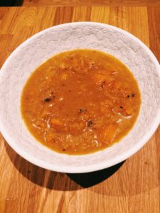 'Rustic' Pumpkin and Carrot Soup