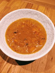 'Rustic' Pumpkin and Carrot Soup