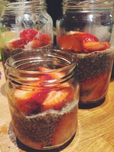 Strawberry and Cinnamon Chia Pudding