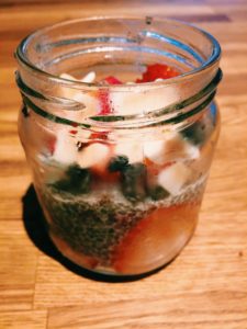 Strawberry and Cinnamon Chia Pudding