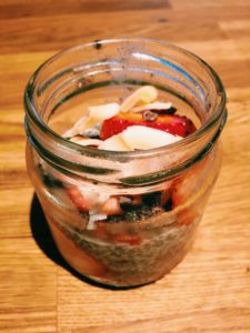 Strawberry and Cinnamon Chia Pudding