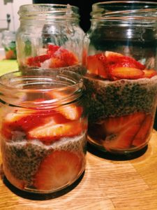 Strawberry and Cinnamon Chia Pudding