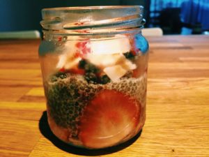 Strawberry and Cinnamon Chia Pudding