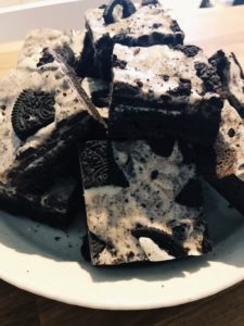 Oreo Marshmallow Brownies